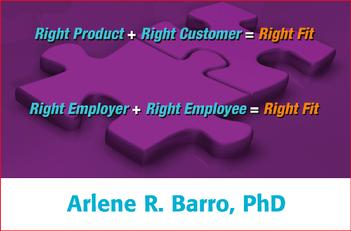 Match your product to the Right Fit customer, and match yourself to the Right Fit employer